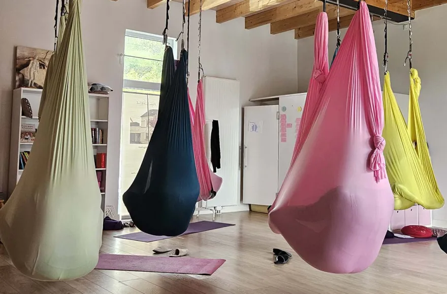 Aerial Yoga für 2 Seck (Privatstunde)