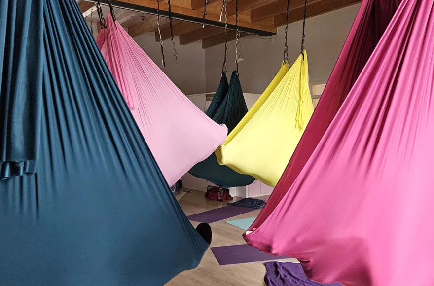 Aerial Yoga für 2 Seck (Privatstunde)