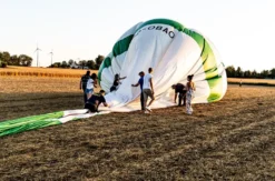 Alpenüberquerung im Heißluftballon Oy-Mittelberg
