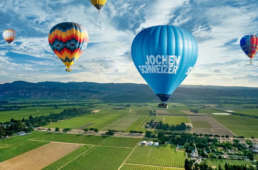 Alpen-Panorama Ballonfahrt Sindelsdorf