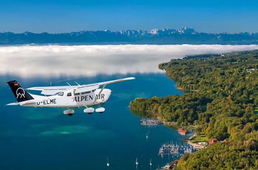Alpenrundflug Augsburg