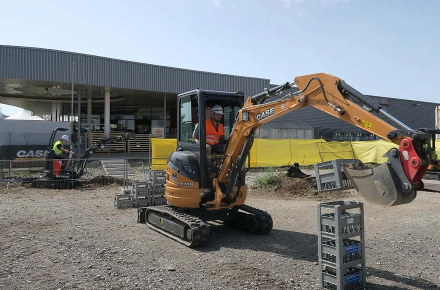 Bagger Erlebnis Gossau (kleiner Bagger)
