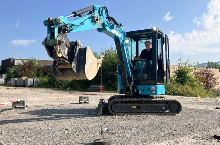 Bagger Erlebnis Gossau (kleiner Bagger)