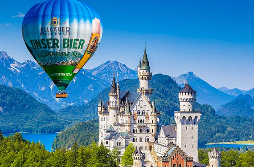 Ballonfahrt Seeg im Allgäu