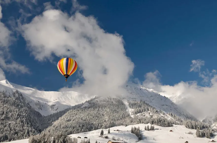 Ballonfahrt Winterzauber Oy Mittelberg