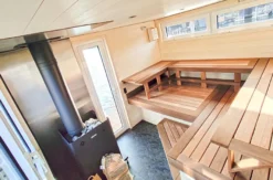 Übernachtung auf dem Hausboot mit Sauna Rechlin (3 Nächte)