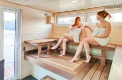 Übernachtung auf dem Hausboot mit Sauna Rechlin (3 Nächte)