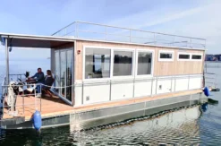 Übernachtung auf dem Hausboot mit Sauna Rechlin (3 Nächte)