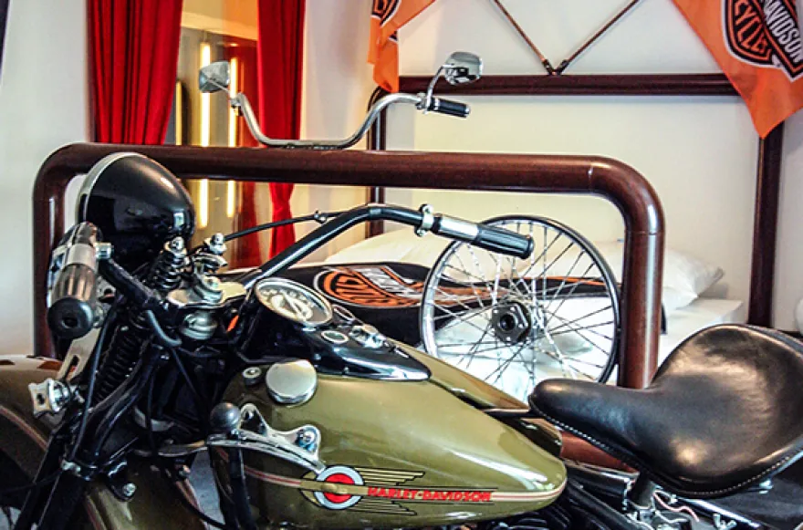 Übernachtung im Bikerzimmer für 2 (1 Nacht)