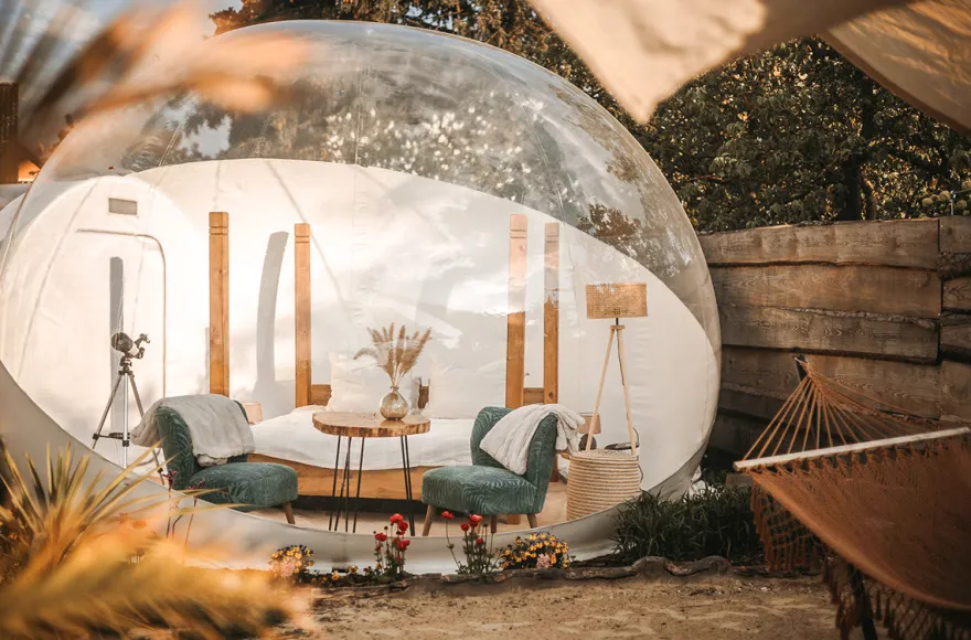 Übernachtung im Bubble Haus Zehdenick für 2 (1 Nacht)