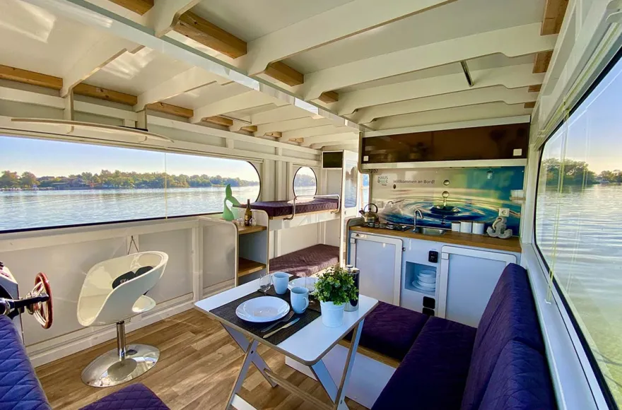 Übernachtung im Hausboot auf der Havel für 2 (2 Nächte)