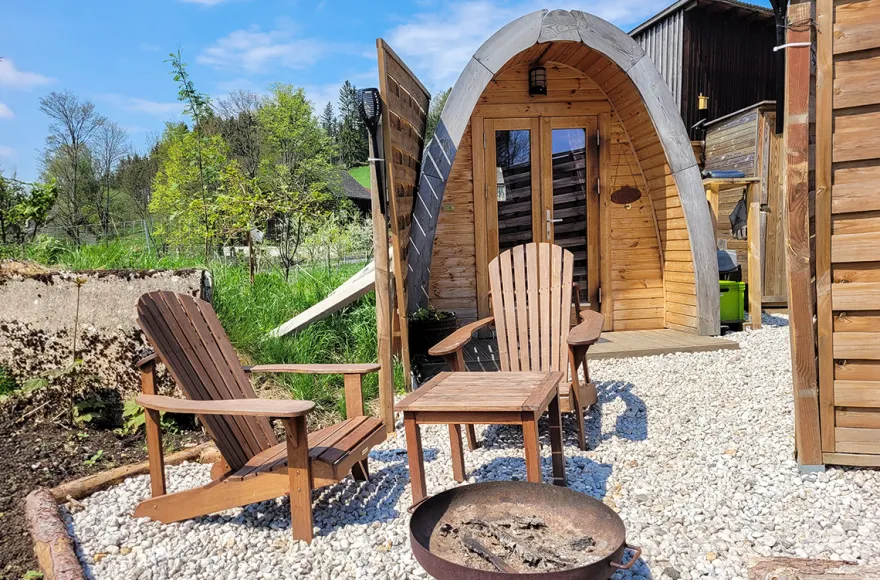 Übernachtung im Holz POD Neuhaus für 2 (1 Nacht)