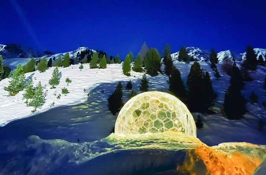 Übernachtung im Kristall Iglu Ötz für 2 (1 Nacht)