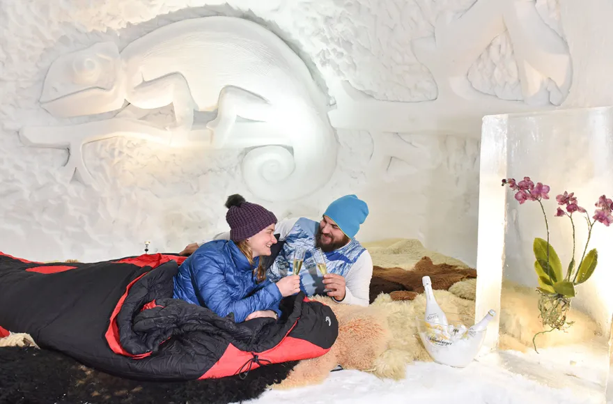 Übernachtung im Romantik-Iglu Davos für 2 (1 Nacht)