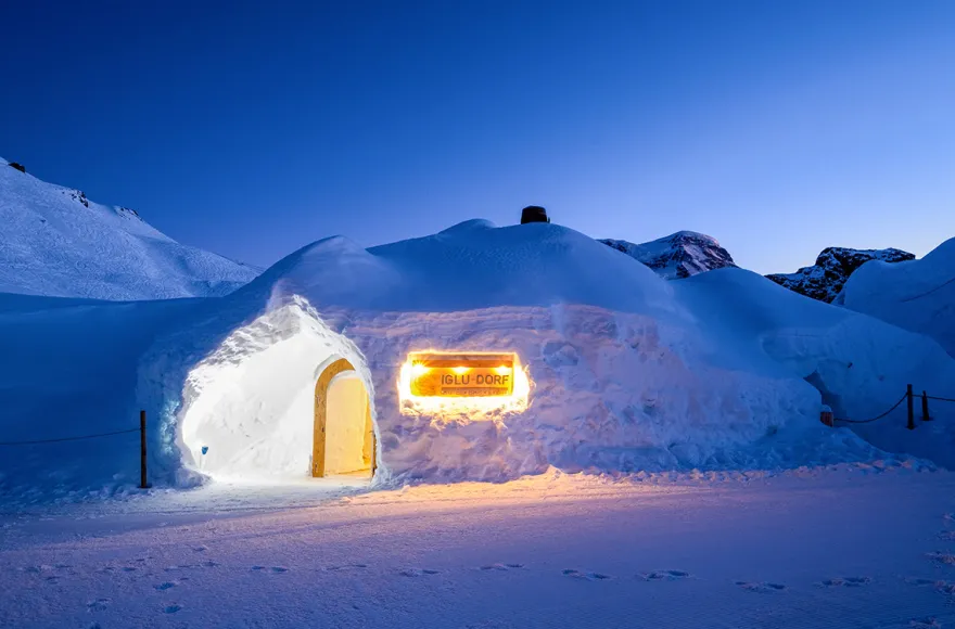Übernachtung im Romantik-Iglu Zermatt für 2 (1 Nacht)