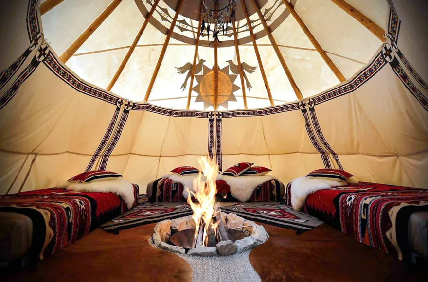 Übernachtung im Tipi Bad Salzungen für 2 (1 Nacht)