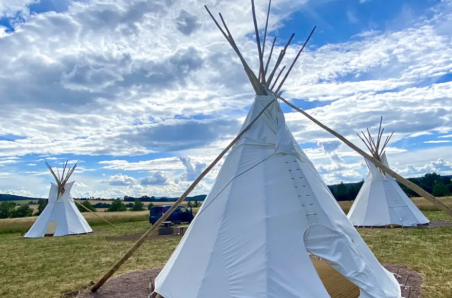 Übernachtung im Tipi Bad Salzungen für 2 (1 Nacht)