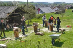 Blockhaus bauen Schnupperkurs