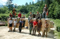 Blockhaus bauen Schnupperkurs
