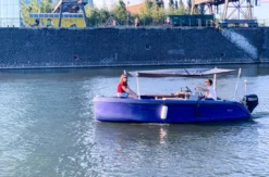 Boot selber fahren & Candle Light Dinner Frankfurt für 2