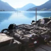 Bootstauchgang im Weißensee