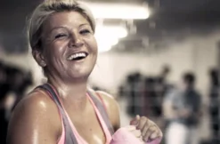 Boxen mit Personal-Trainer