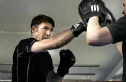 Boxen mit Personal-Trainer