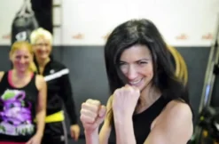 Boxen mit Personal-Trainer
