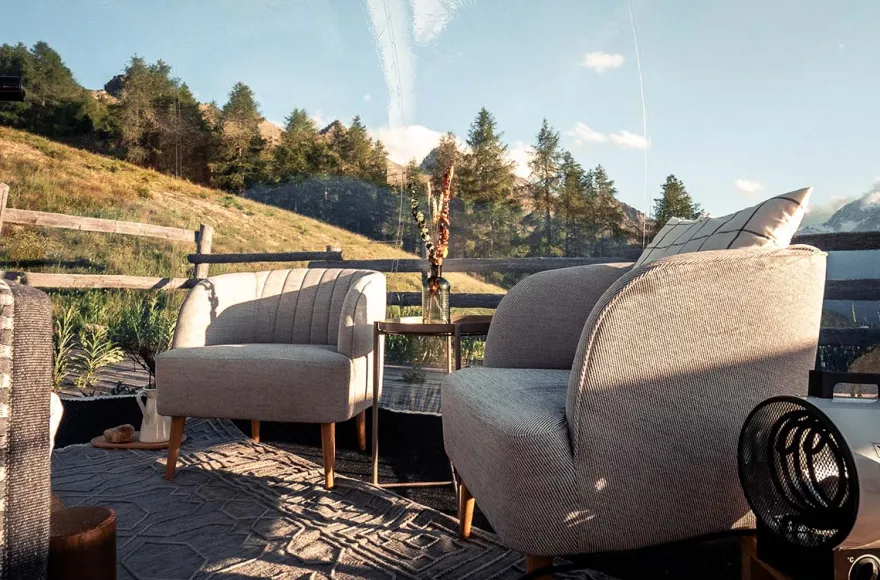 Bubble Übernachtung in der Deluxe- Suite für 2 (1 Nacht) in Wallis