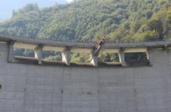 Bungee am Staudamm Klaus in Oberösterreich