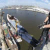 Bungee Jumping Hafenkran Hamburg