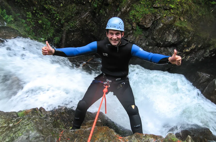Canyoning für Einsteiger im Ötztal