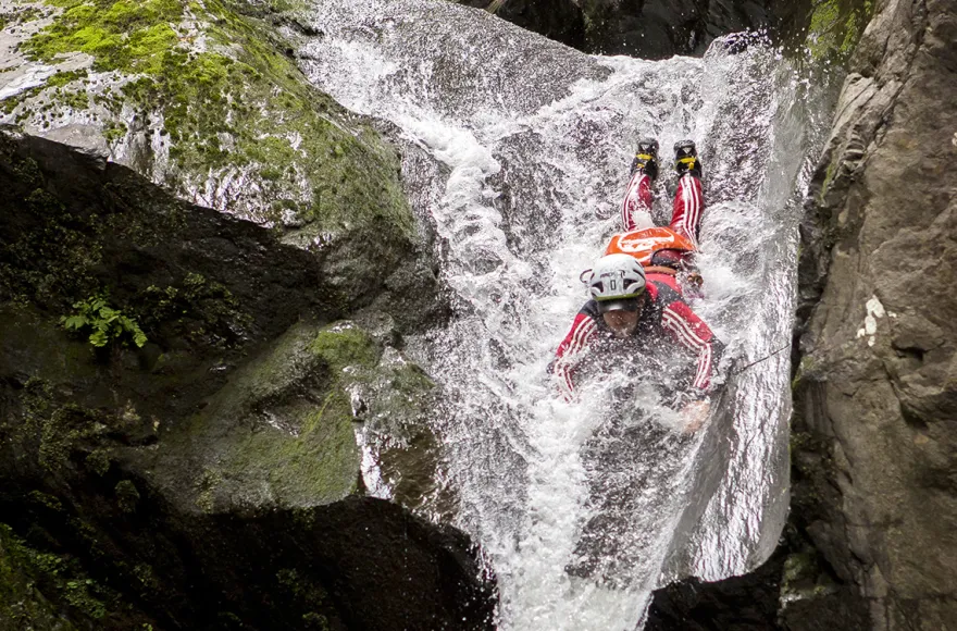Canyoning für Fortgeschrittene im Ötztal