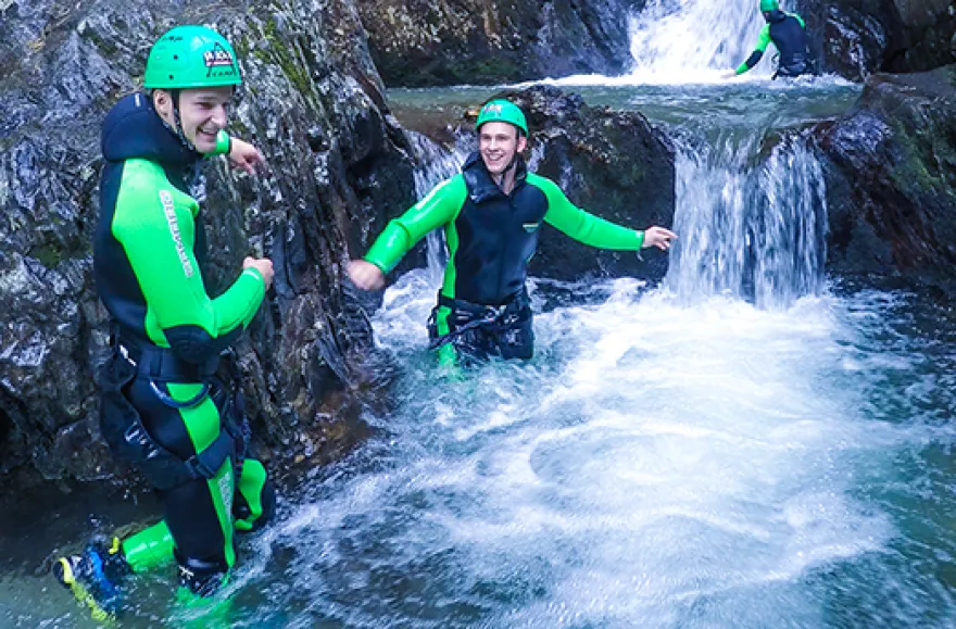 Canyoning-Tour & Übernachtung in Tirol
