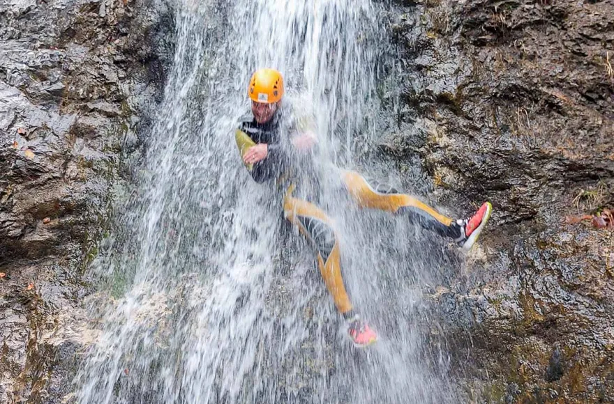 Canyoningtour für Fortgeschrittene Bad Goisern (4,5 Std.)