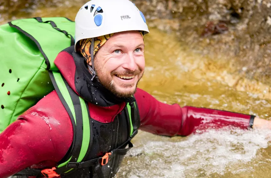 Canyoningtour für Fortgeschrittene Bad Goisern (4,5 Std.)