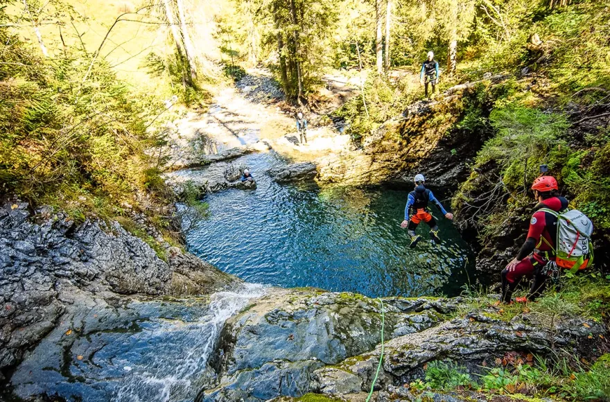 Canyoning Tour Kleinwalsertal
