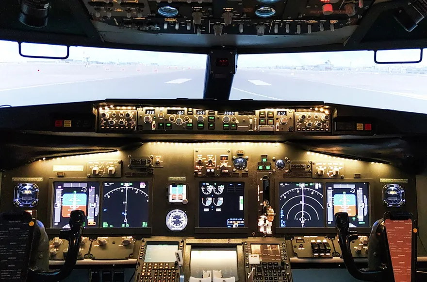 3D-Flugsimulator Boeing 737 Frankfurt am Main