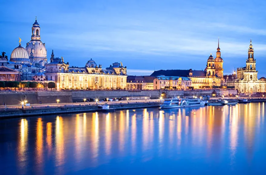 Dinner & Nachtwächter Tour Dresden für 2
