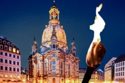 Dinner & Nachtwächter Tour Dresden für 2