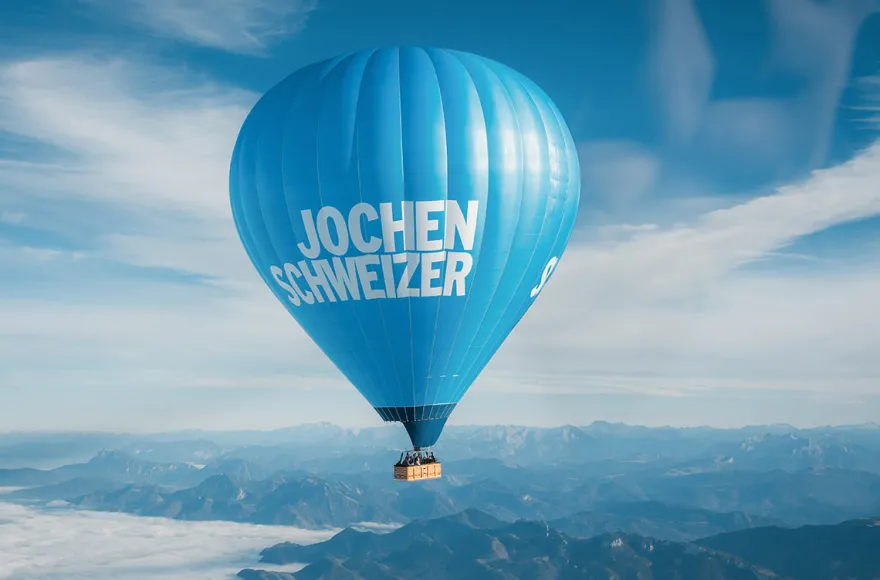DJ im Ballon - Party auf 1000 Metern (14 Personen)