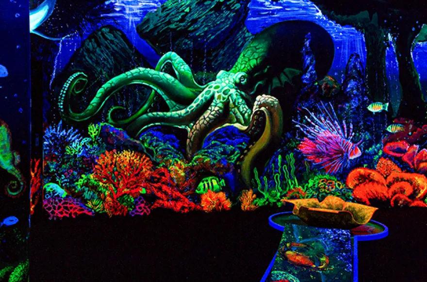 3D Schwarzlicht Minigolf Asperg