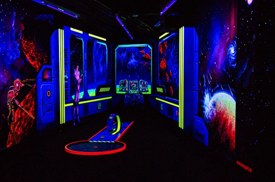 3D Schwarzlicht Minigolf Asperg