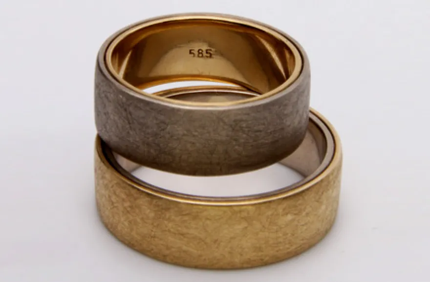 Eheringe schmieden für 2