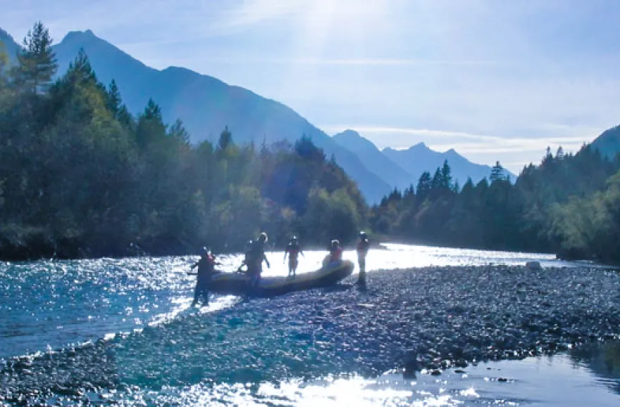 Einsteiger-Rafting-Tour im Allgäu