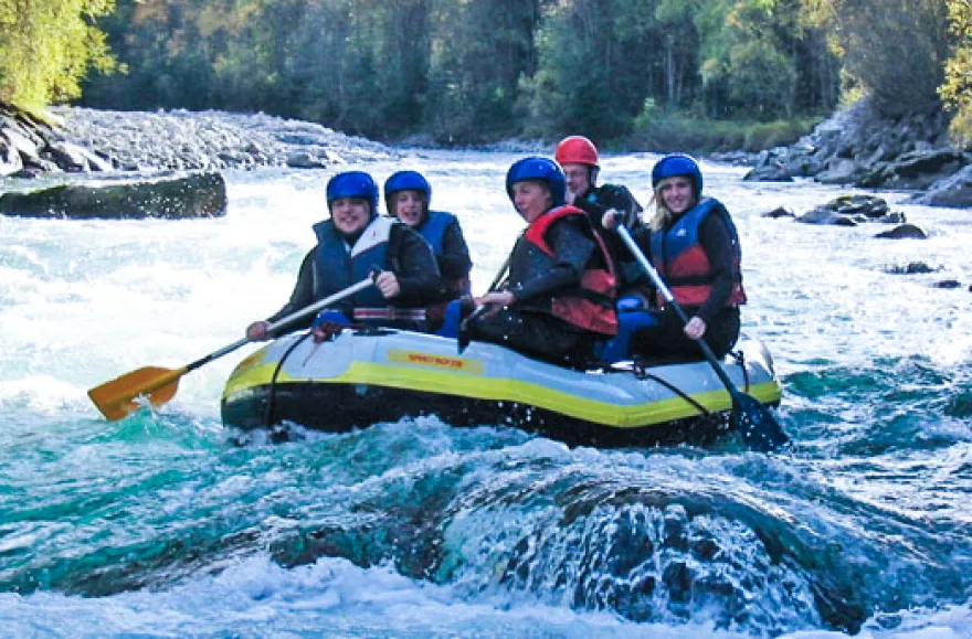 Einsteiger-Rafting-Tour im Allgäu