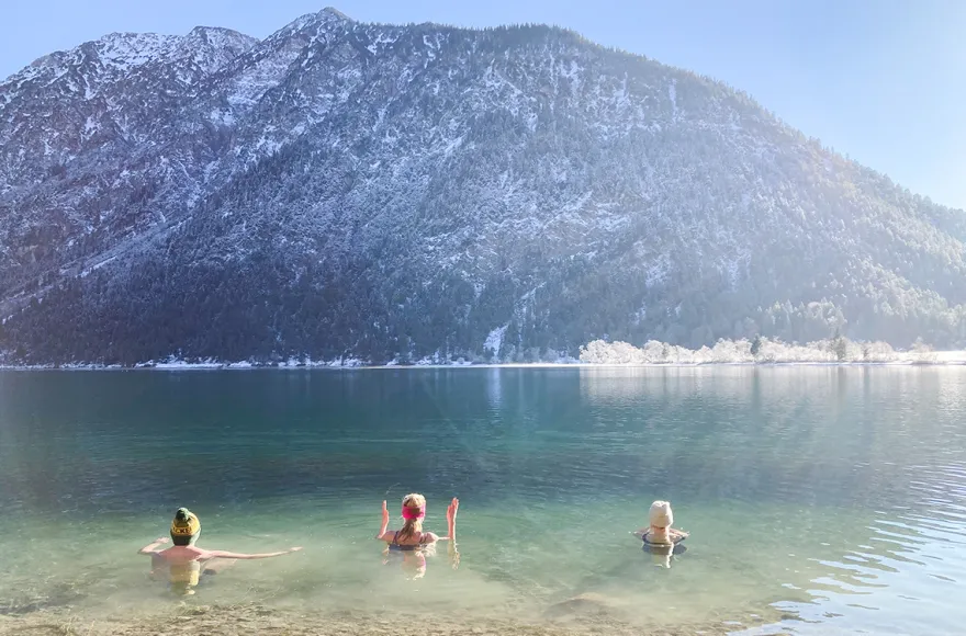 Eisbaden Ehrwald