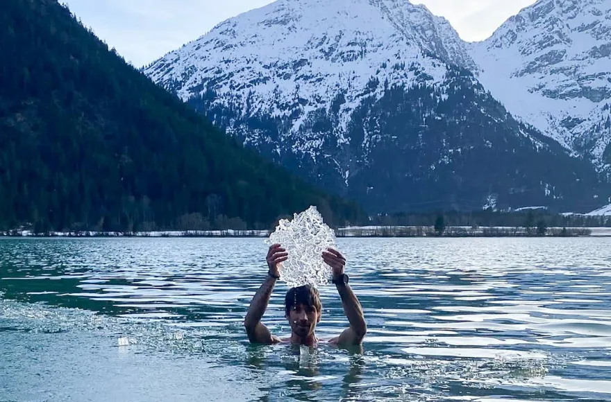 Eisbaden Ehrwald