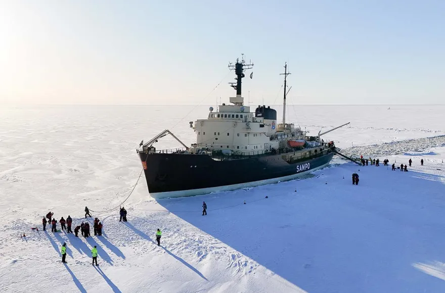 Eisbrecherabenteuer am bottnischen Meerbusen für 2 (3 Nächte)