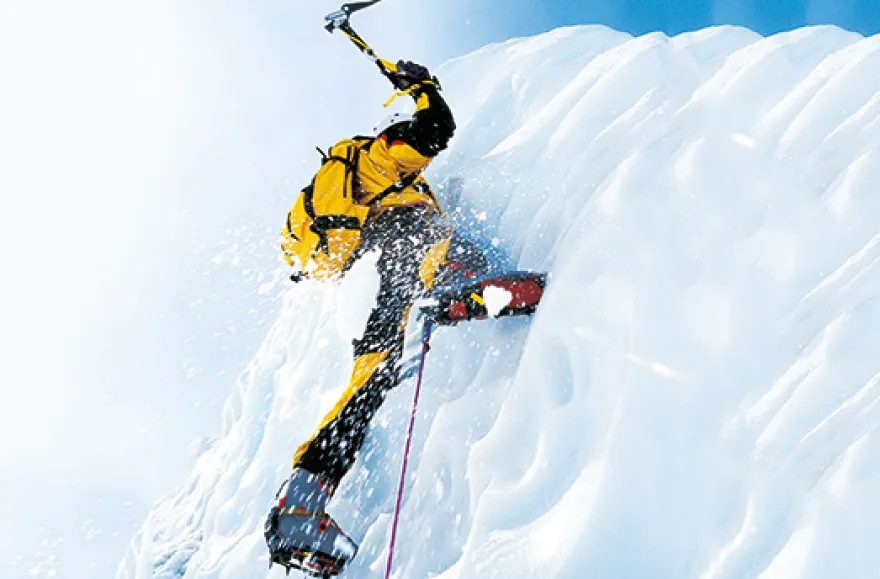 Eisklettern in Tirol